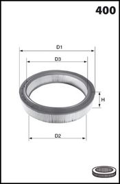 LUCAS FILTERS Воздушный фильтр LFAF374